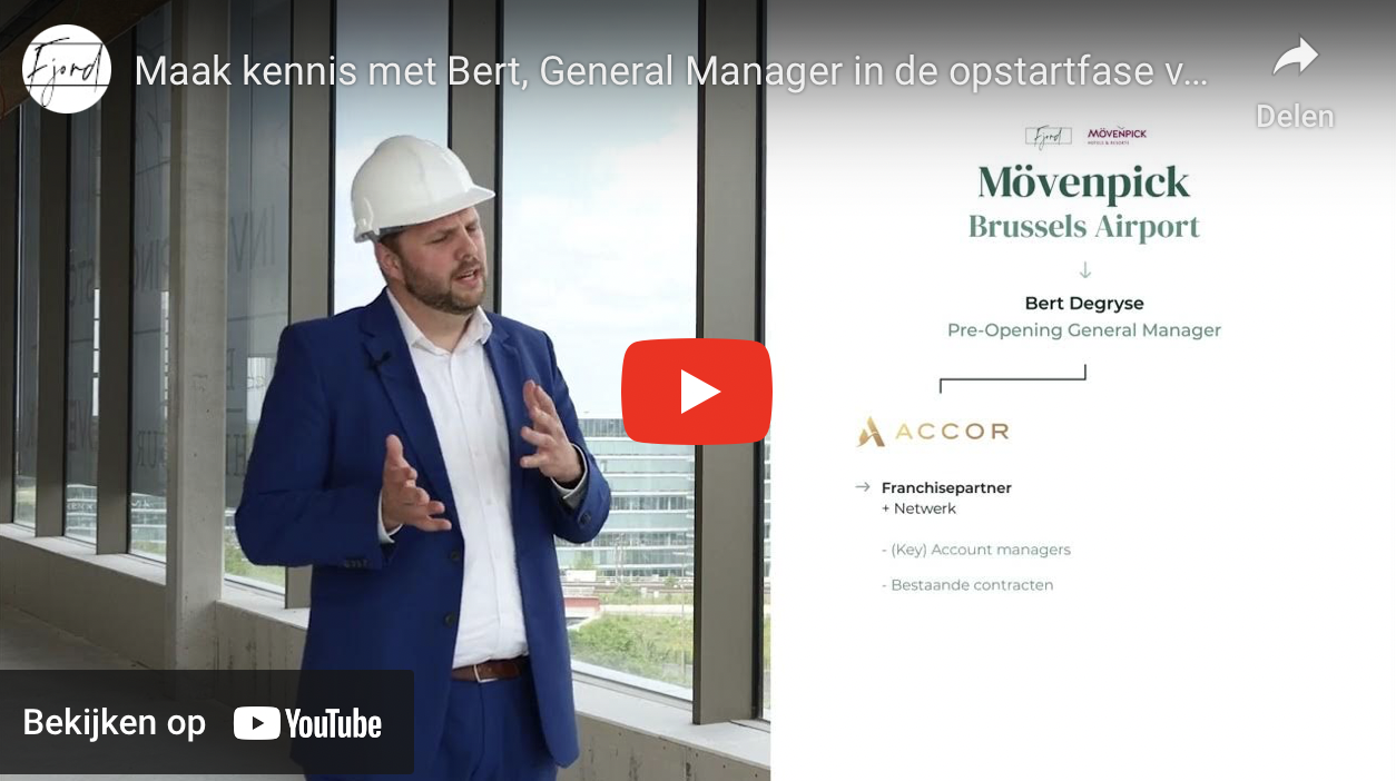 Mövenpick Brussels Airport Pre-Opening Manager Bert Degryse